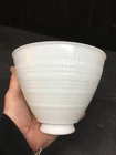 Vintage Milk Glass Waffle Design, Cone Shaped Lamp Shade 5in / 2 1/4in Fitter