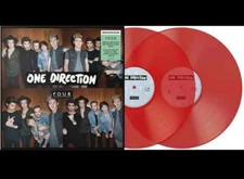 NEW SEALED One Direction ‎Four (Deluxe) 2-LP Translucent Red Vinyl 1D Limited