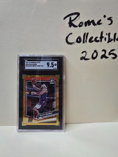 2023-2024 Donruss Optic Devin Booker Gold Fast Break Prizm /10