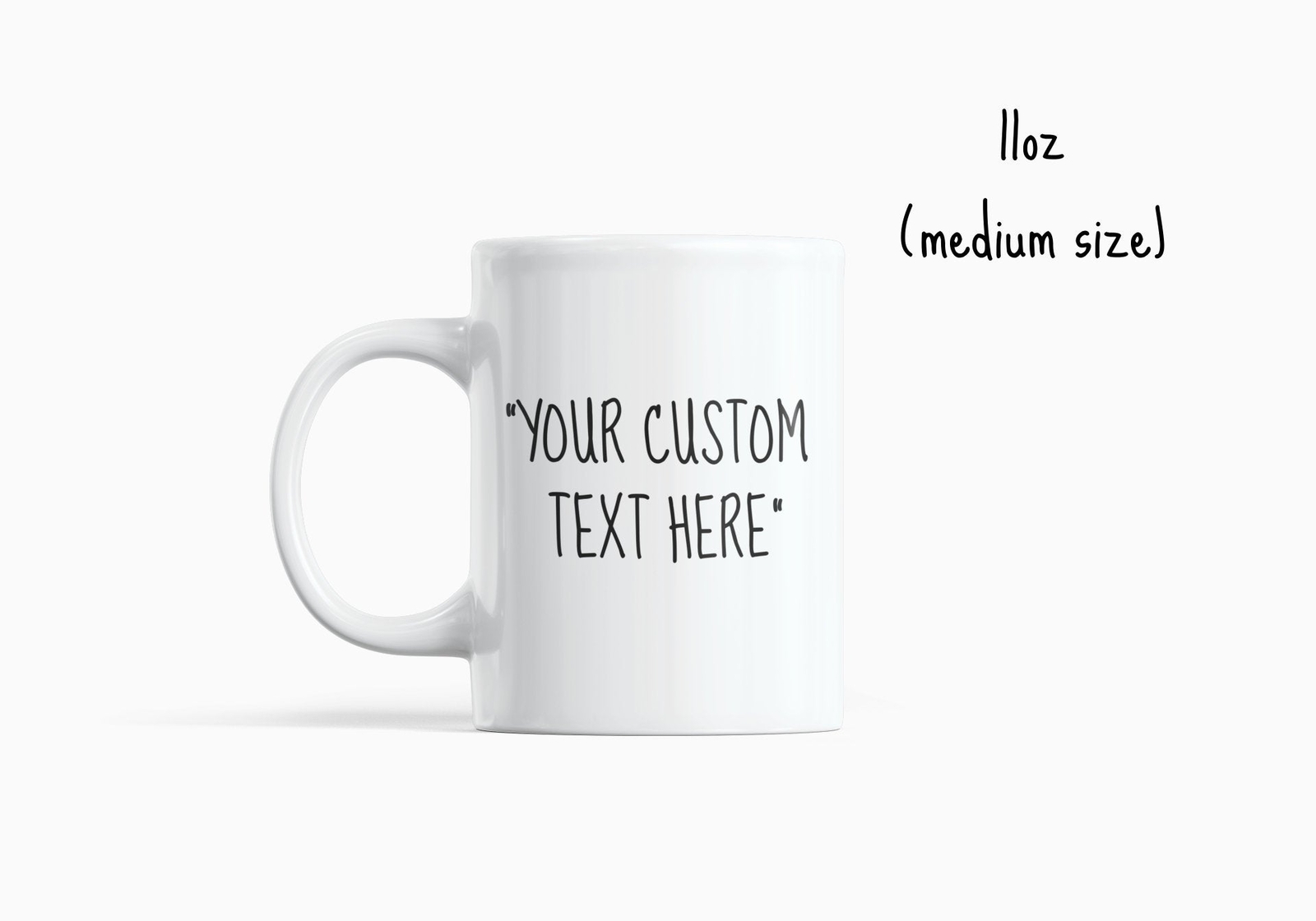 Custom Text Mug Personalised Mug Own Text On A Mug Personalised Gift Gift For