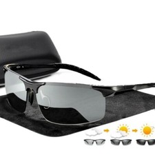 Aluminum HD Polarized Photochromic Sunglasses Men Glasses Driving Sports Eyewear 5
