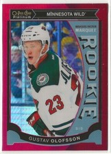 2015-16 O-Pee-Chee Platinum Marquee Rookies Red Prism #M44 Gustav Olofsson /149