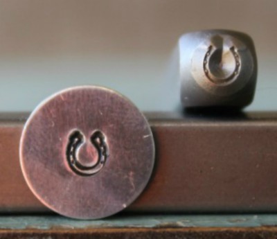 SUPPLY GUY 4mm Horseshoe Metal Punch Design Stamp SGCH-303