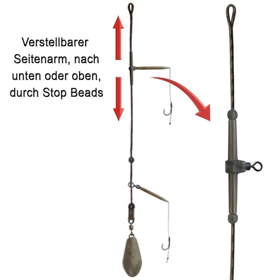 Komplett Karpfen Montage Kit HELICOPTER RIG SUPER CARP Ready Heli Helikopter Set - Bild 3 von 4