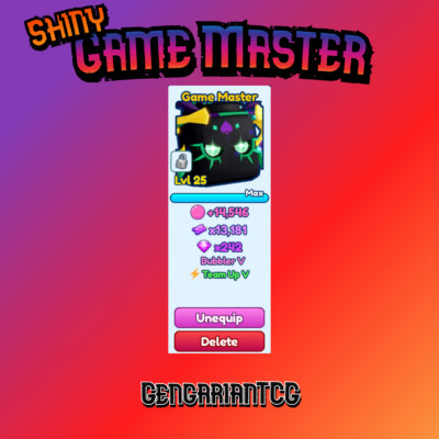 Shiny game master CHEAPEST bubble gum simulator infinity