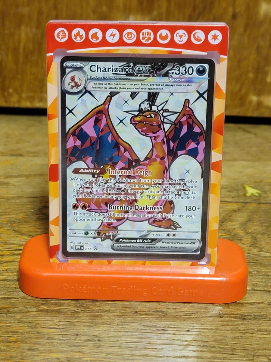 Charizard EX Pokemon Card Nintendo 2023 SVP EN-SV BLACK STAR