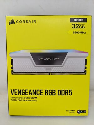 Corsair Vengeance RGB White 32GB (2x16) DDR5 5200 (AAN) 8707 | eBay