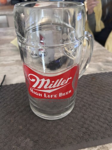 Birra Miller 1 L Alta Vita Birra Logo Ben Fatto e Pesante Grande Enorme - Foto 2 di 4
