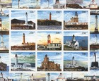 Lighthouses Of The World Coastal Scenery Mnh Stamp Sheetlet