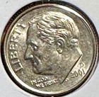 2001 D Roosevelt Dime