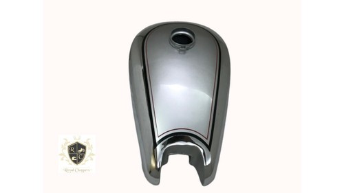 BSA M20 SILVER PAINTED CHROME FUEL GAS PETROL TANK CIVIL MODEL |Fit For - Picture 5 of 6