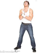 WWE DEAN AMBROSE PRO WRESTLER LIFESIZE CARDBOARD STANDUP STANDEE CUTOUT POSTER