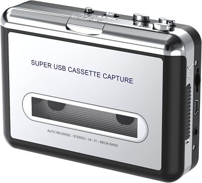 Cassette Tape To Cd Converter Via Usbportable Cassette Player Capture Audio Musi