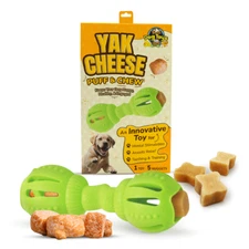 Yak Cheese Puff & Chew, Interactive Chew Toy with 5 Chew Nuggets upto 35 lbs dog