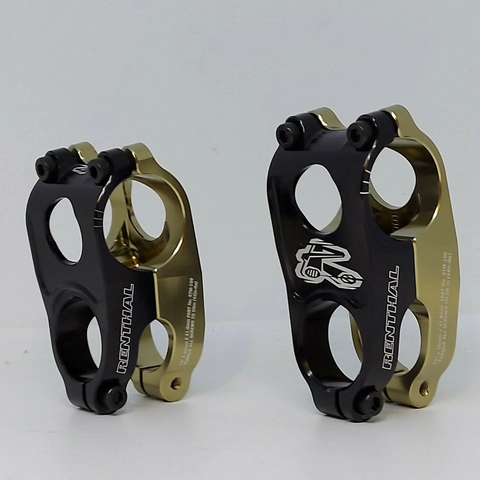 Renthal DUO Stem 31.8mm Handlebar Clamp MTB Mountain Bike Enduro DH AM Bars - Image 4 of 4