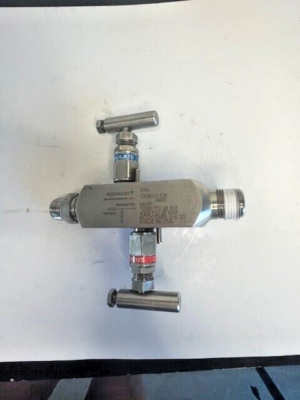 #ad Rosemount C306101126 0000 In Line Pressure Transmitter Valve Manifold 1 2quot; NPT $99.00
