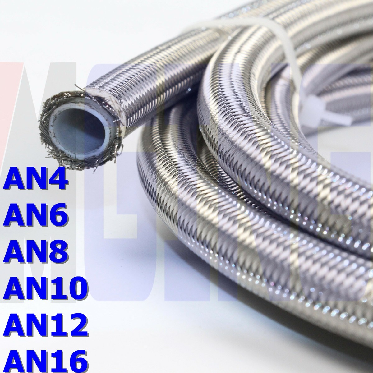 10pcs PTFE teflon E85 Hose End Fitting Adapter AN4 4 AN6 6