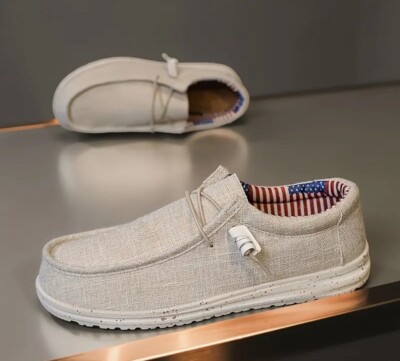 Slip on beige  loafer men s/womens 