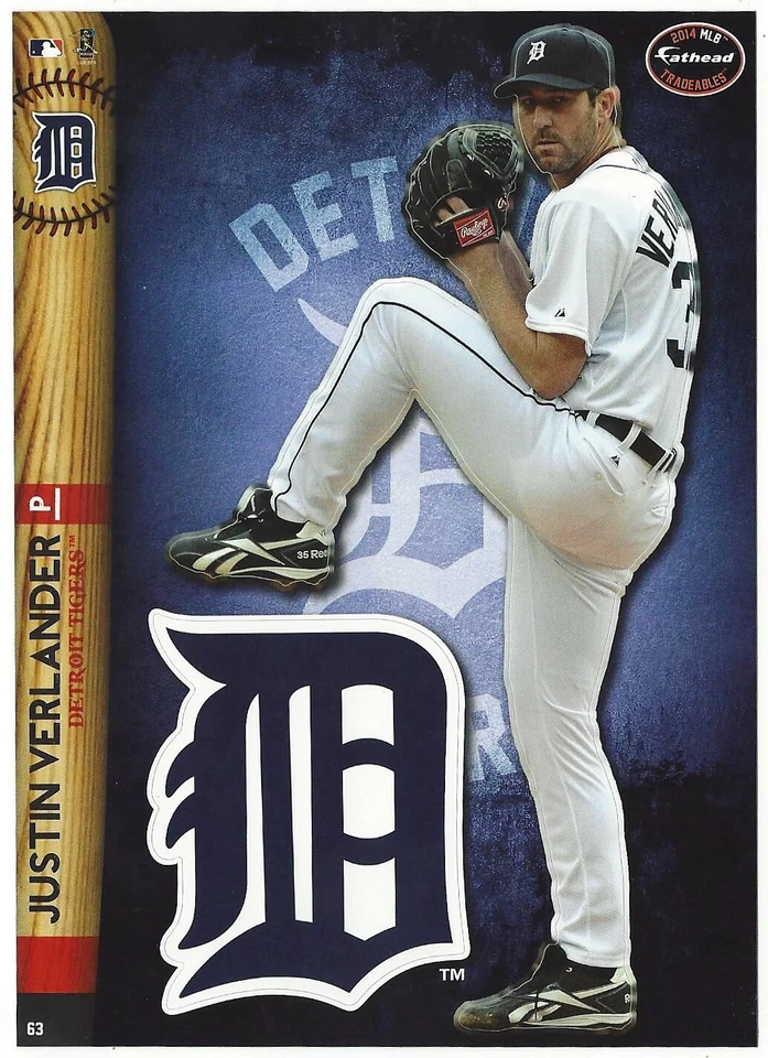 MIGUEL CABRERA FATHEAD TRADEABLES DETROIT TIGERS REMOVABLE STICKER MVP 2014 #1 - Image 2 of 4
