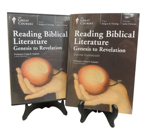 Great Courses Reading Biblical Literature Genesis to Revelation Guidebook & DVDs