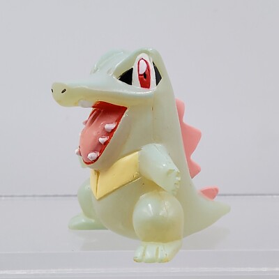 Pokemon Moncolle Figur Tomy CGTSJ Original - Kaiminus / Totodile Semi Clear