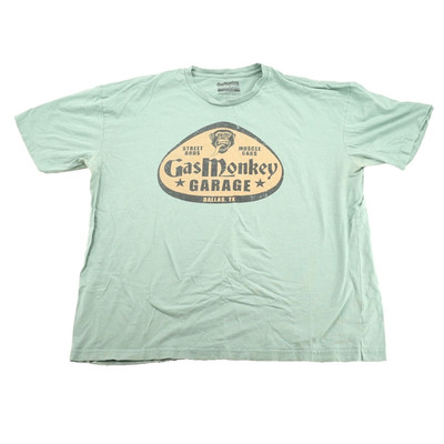 Gas Monkey Garage Official Merchandise Green Shirt Size XL 25 28