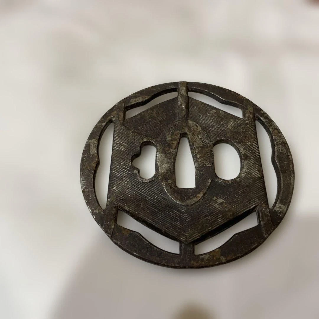 古董日本刀镡| eBay