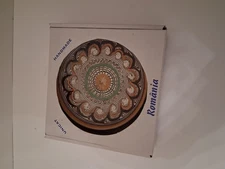 Handmade Romanian Ceramic Plate – “Ceramica de Horezu” Traditional Folk Art Dish