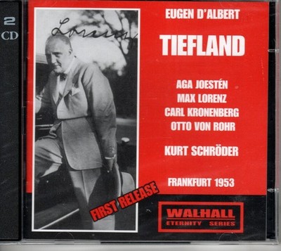 EUGEN D'ALBERT - TIEFLAND - JOESTEN - LORENZ - SCHRODER - FRANKFURT 1953