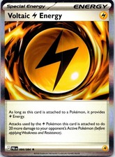 Voltaic Lightning Energy 084/084 Holo Rare Pitch Black Pokemon NM