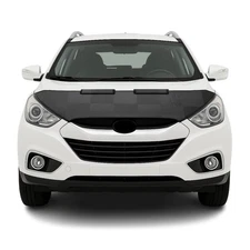 Car Bonnet Mask Hood Bra for Hyundai Tucson 2010-2015 Black Chequered 1 Pc