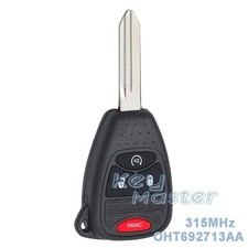 For Jeep Wrangler Liberty Patriot Compass 2007-2017 Remote Head Fob Oht692713aa