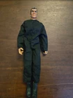Vintage 1999 Lanard Action Figure 12" G.I. Joe in Black w/Pontytail & Earrings