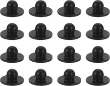 uxcell 16 Pcs Rubber Feet Replacement Fits 1/4" Hole Tight-Grip Ridged Stem... 