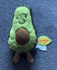 Genuine Jellycat Amuseables Avocado soft plush toy 15 cms Early Hang Tag MWT