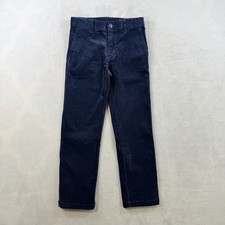Polo Ralph Lauren Corduroy Pants Youth Size 8 Dark Blue straight Leg