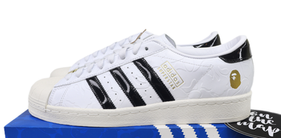 Adidas x BAPE A Bathing Ape Superstar Vintage White UK 5 10 11 12 Adidas x BAPE A Bathing Ape Superstar Vintage White UK 5 10 11 12