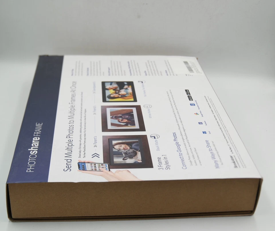 Brookstone PhotoShare Smart Digital Picture Frame 10.1” Black - Image 4 of 4