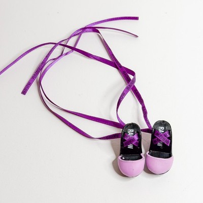 Rainbow High Deluxe Fashion Series Heels Purple Emi Vanda Lace Up Shoes