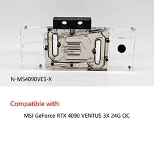 Granzon GPU Water Block For MSI GeForce RTX 4090 VENTUS 3X 24G OC N-MS4090VES-X