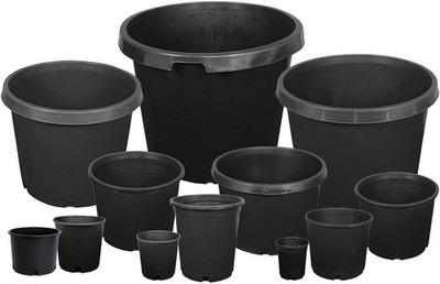 Gro Pro Premium Nursery Pots, Round, Injection Molded 1/2/3/5 gallon