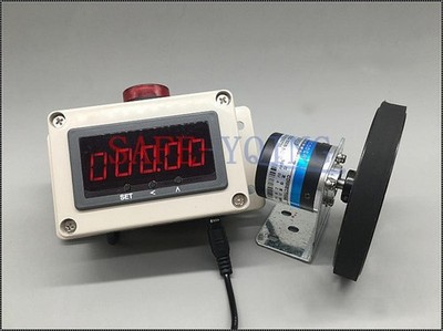 100ppr Meter Counter Rotary Encoder Wheel Roll Digital Electronic Length Measure