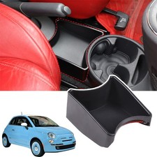 Accesorios interiores coche freno de mano caja de almacenamiento delantero ABS para Fiat 500 2011-2015