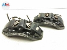 2016-20 Bentley Bentayga Front Disc Brake Caliper 6 Pot Set Black 4.0l 3k Oem