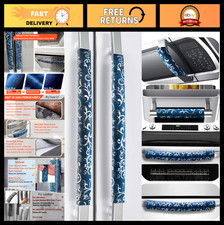 Washable Velvet Refrigerator Handle Covers Set of 6 - Adjustable Kitchen Decor,