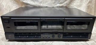 Technics Model RS TR165 Stereo Double Cassette Tape Deck Working