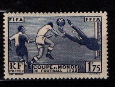 FRANCE N° 396 DE 1938 COUPE DU MONDE DE FOOTBALL  NEUF**