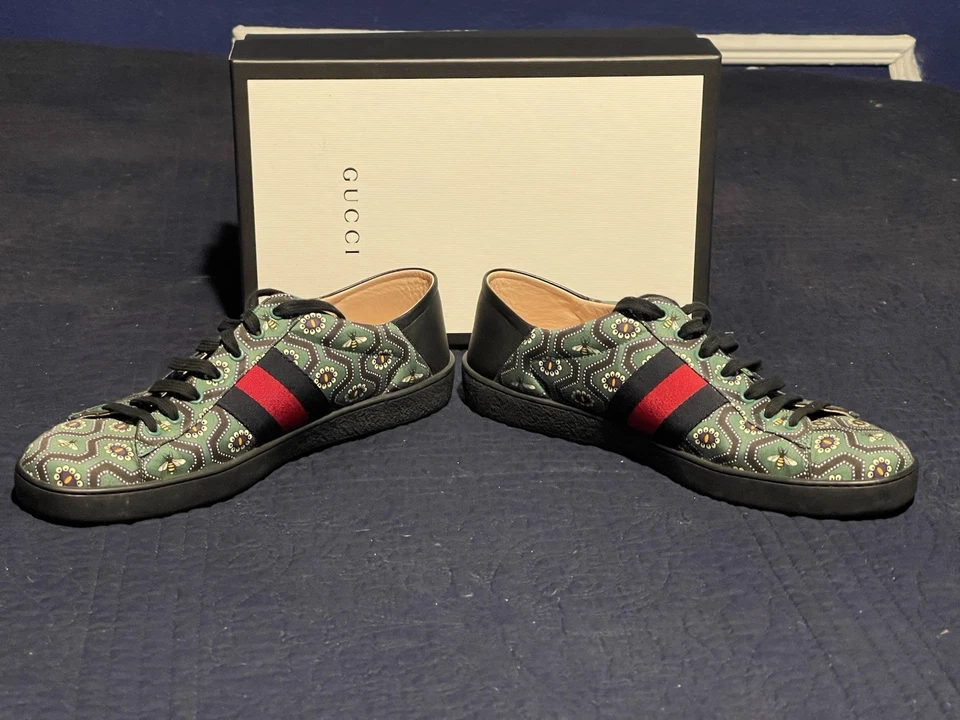 Gucci | Zapatillas Deportivas Estampado Ace Bees Para Hombre Talla 10 EE. UU. Foto 4 de 4