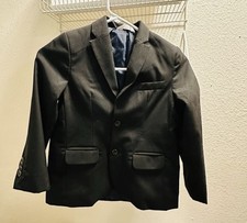 Cat Jack Boy's Blazer Jacket Black Year Round Fully Lined size 6