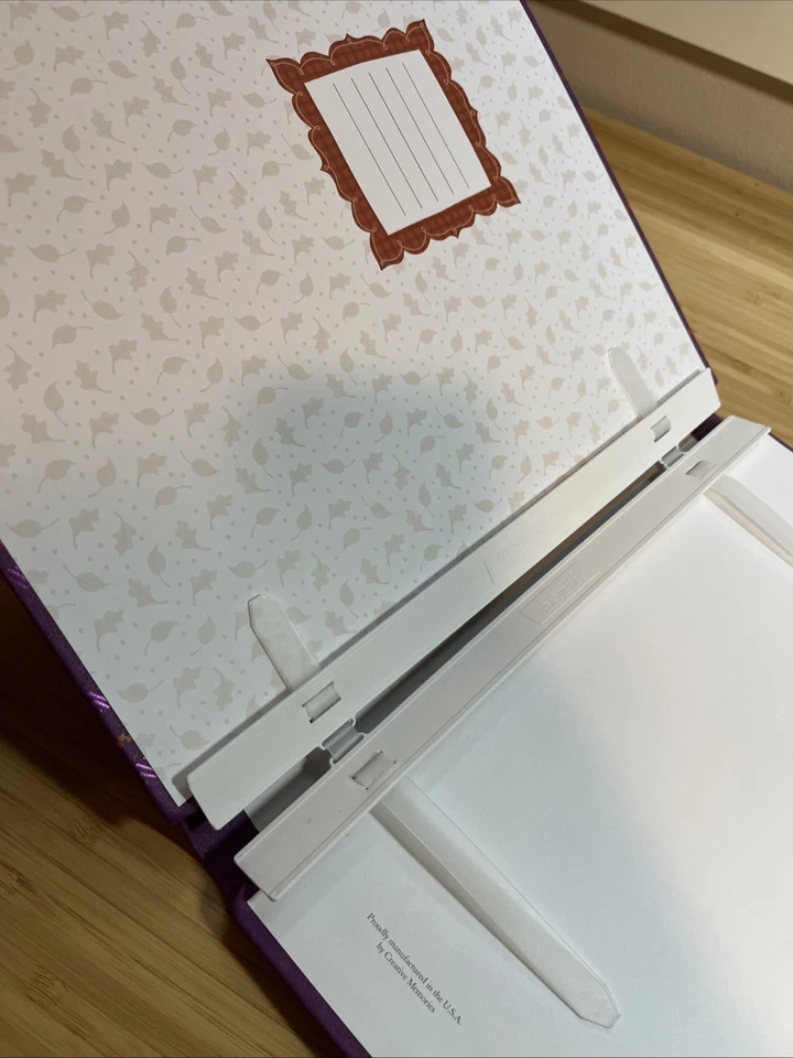 Альбом Creative Memories It's Fall Y'all фиолетовый клетчатый осенний для скрапбукинга 12x12 - Изображение 3 из 4